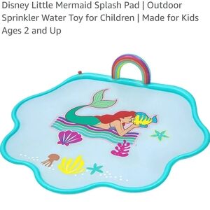 Disney Little Mermaid Splash Pad 🌊🧜🏽‍♀️